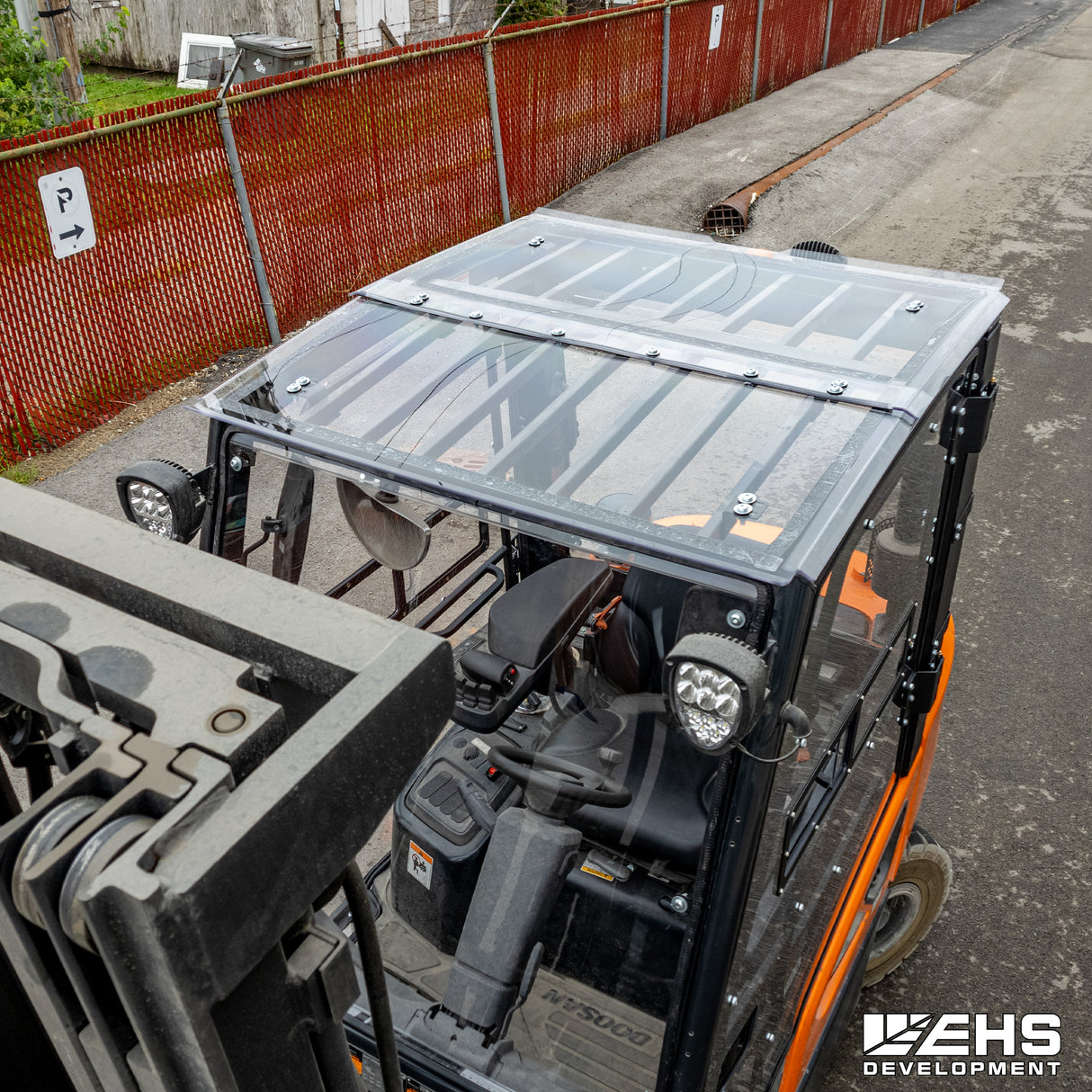 Polycarbonate Roof For Doosan Forklifts