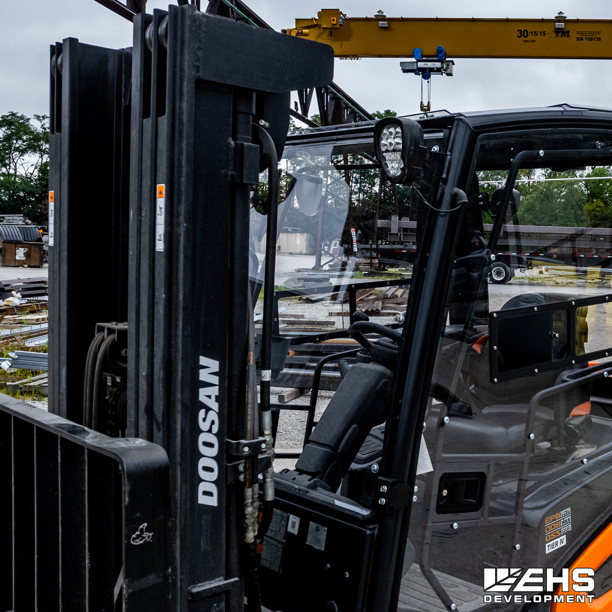 Polycarbonate Windshield For Doosan Forklifts