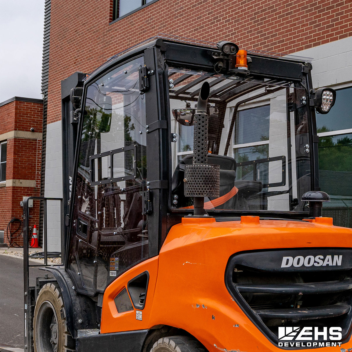 Doosan Forklift Rear Windshield