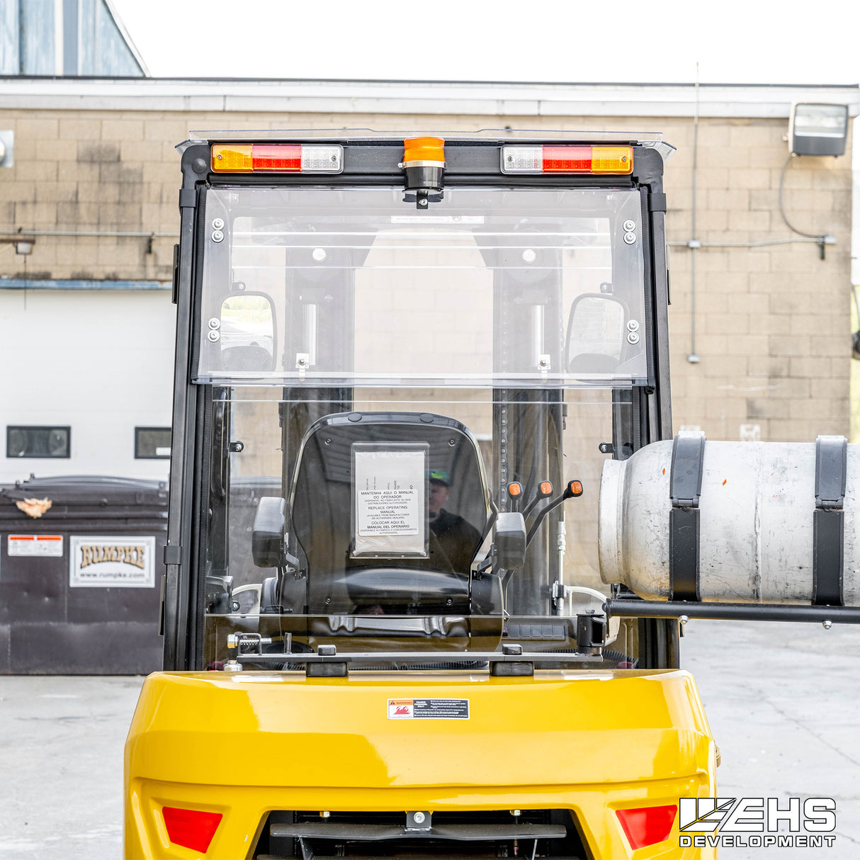 Hyster-Yale Forklift Rear Windshield
