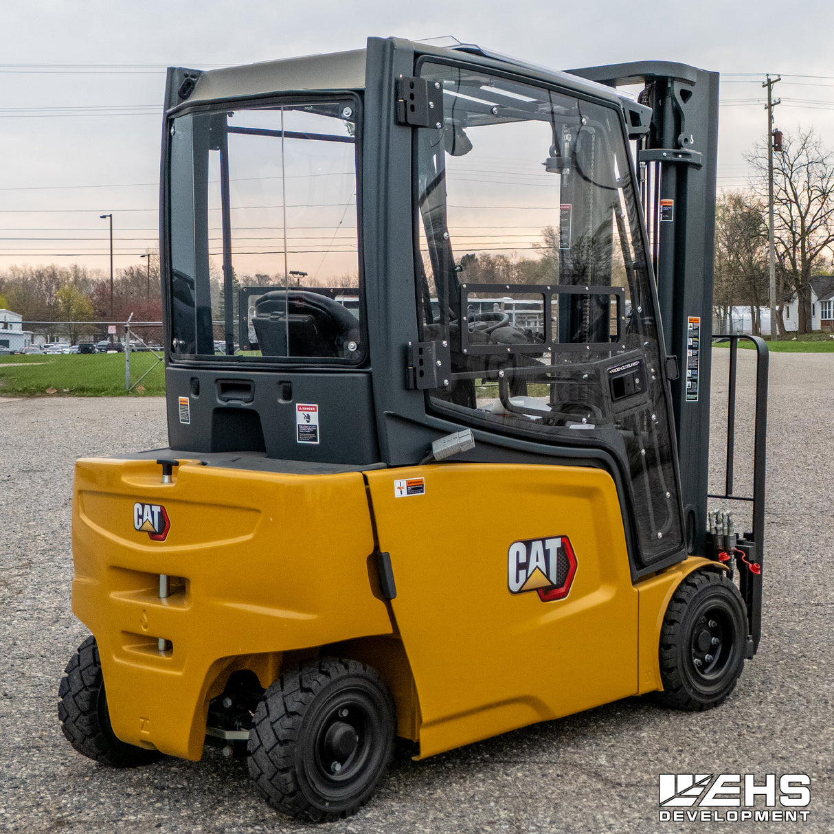 Polycarbonate Rear Windshield For CAT® Forklift Trucks