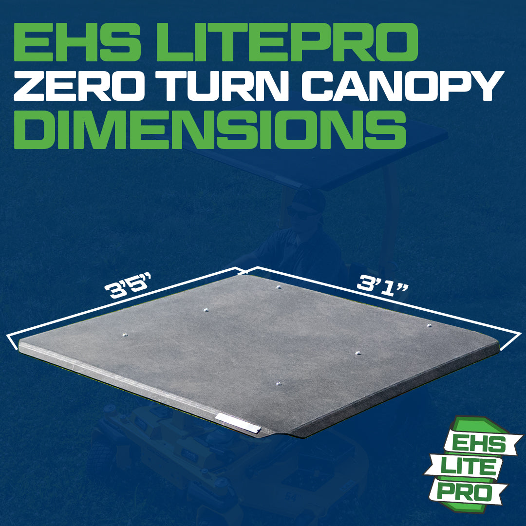 HDPE Replacement Canopy Top — Direct Drop-In for EHS Steel Canopies | Lightweight, Rust-Proof, Dent-Resistant