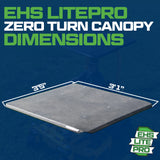 HDPE Replacement Canopy Top — Direct Drop-In for EHS Steel Canopies | Lightweight, Rust-Proof, Dent-Resistant