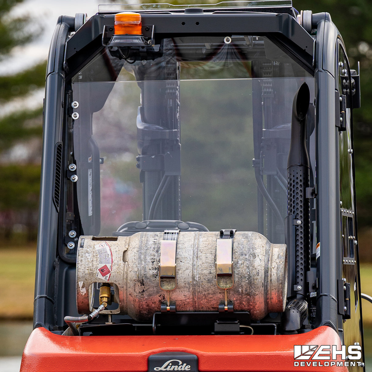 Linde Forklift Rear Windshield
