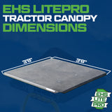 HDPE Replacement Canopy Top — Direct Drop-In for EHS Steel Canopies | Lightweight, Rust-Proof, Dent-Resistant